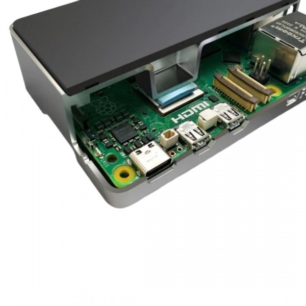 Flirc Raspberry Pi 5 Behuizing - Aluminium-Zwart