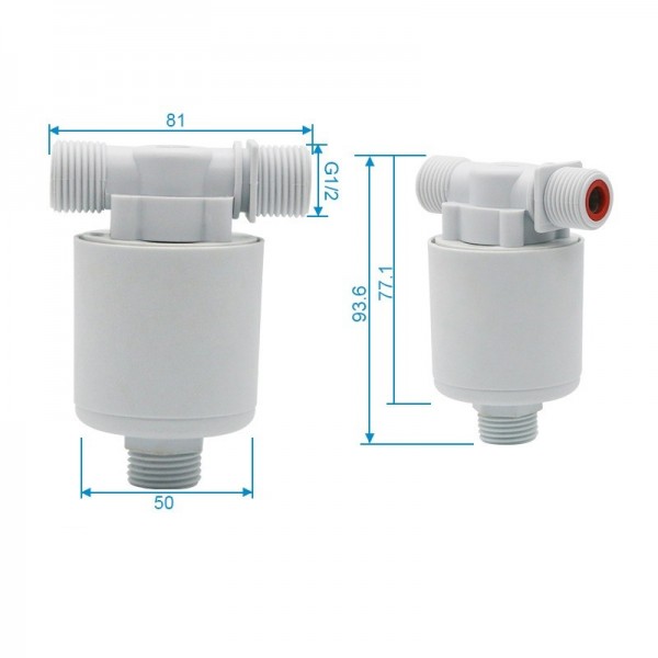 Float Valve with External Inlet - G1/2