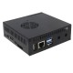 Geekworm N506 Metal Case for Orange Pi 5(B) - with Fan and Heatsink - SSD support - Black