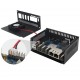 Geekworm N508 Metal Case for Orange Pi Pi 5 PLUS - with Fan -  SSD support - Black