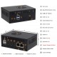 Geekworm N508 Metal Case for Orange Pi Pi 5 PLUS - with Fan -  SSD support - Black