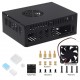 Geekworm N508 Metal Case for Orange Pi Pi 5 PLUS - with Fan -  SSD support - Black