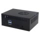 Geekworm N508 V2 Metal Case for Orange Pi Pi 5 PLUS - with Fan -  SSD support - Black