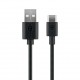 Goobay 38675 USB-C USB-A 2.0 Cable - 0.1m - 3A - Black