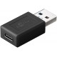Goobay 45400 USB-A Male to USB-C Female Adapter - USB 3.0 - Black