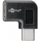 Goobay 45402 Haakse USB-C Adapter - 90° - Zwart