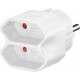 Goobay 51000 Socket Splitter Plug 2-way