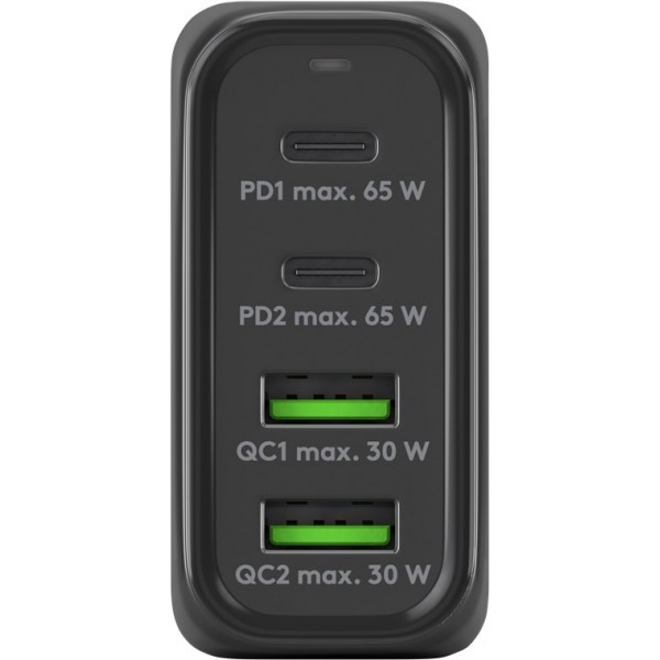 Goobay 64817 USB-C USB-A PD Multipoort Snellader - 5-20V 3A 68W - Zwart