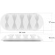Goobay 70681 Kabelmanagement Set - 5-delig - Wit