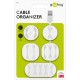 Goobay 70681 Kabelmanagement Set - 5-delig - Wit