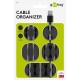 Goobay 70683 Kabelmanagement Set - 5-delig - Zwart
