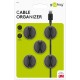 Goobay 95040 Kabelhouder - 7.8mm - 5 stuks - Zwart