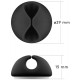 Goobay 95040 Kabelhouder - 7.8mm - 5 stuks - Zwart