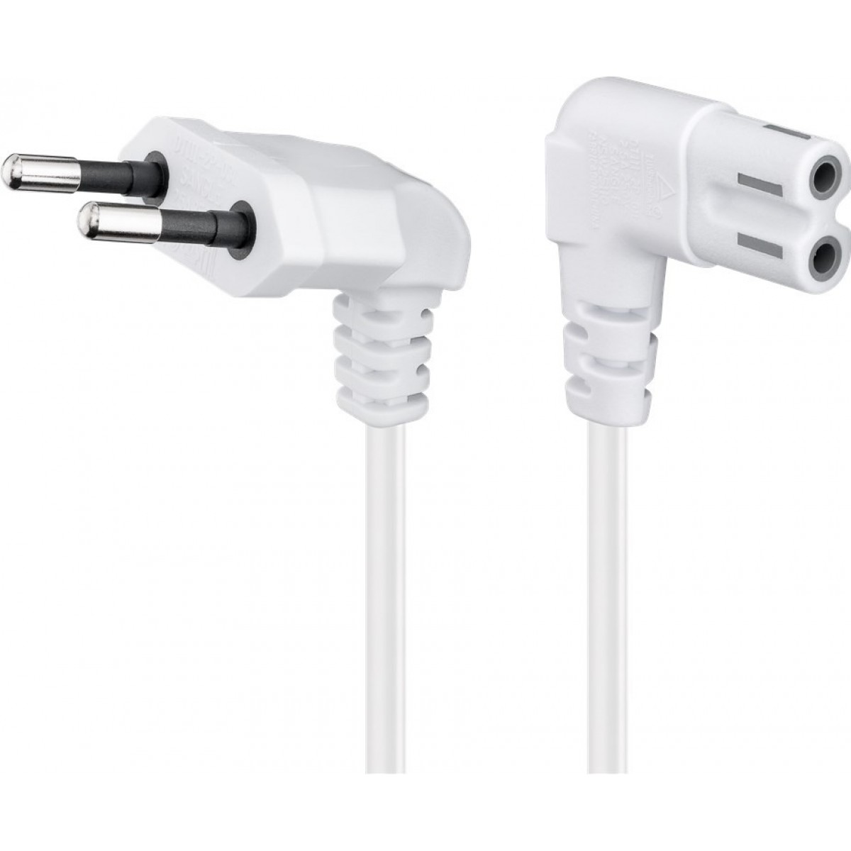 Goobay Cavo Prolunga di Alimentazione 2 poli C7/C8 2mt bianco Goobay Cavo Prolunga di Alimentazione 2 poli C7/C8 2mt bianco