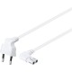 Goobay 97347 230V Voedingskabel - Type C - IEC C7 Female Haaks - 1m
