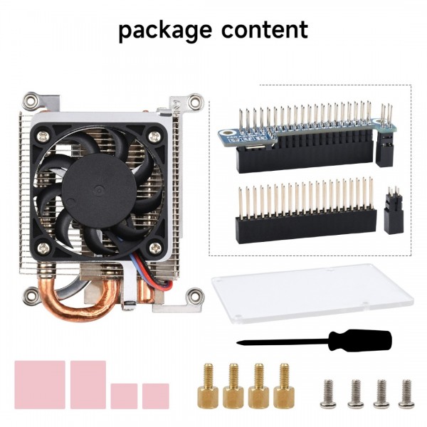 Ultra Dunne ICE Tower CPU Cooling Fan - voor Raspberry Pi 4B