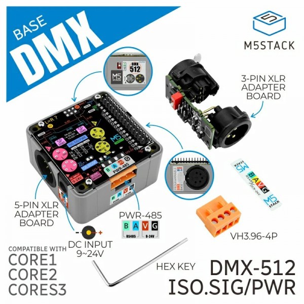 M5Stack DMX Base - for M5Core