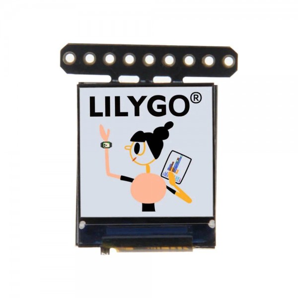 LilyGO 0.85 inch IPS-TFT-LCD Display - 128*128 Pixels - SPI