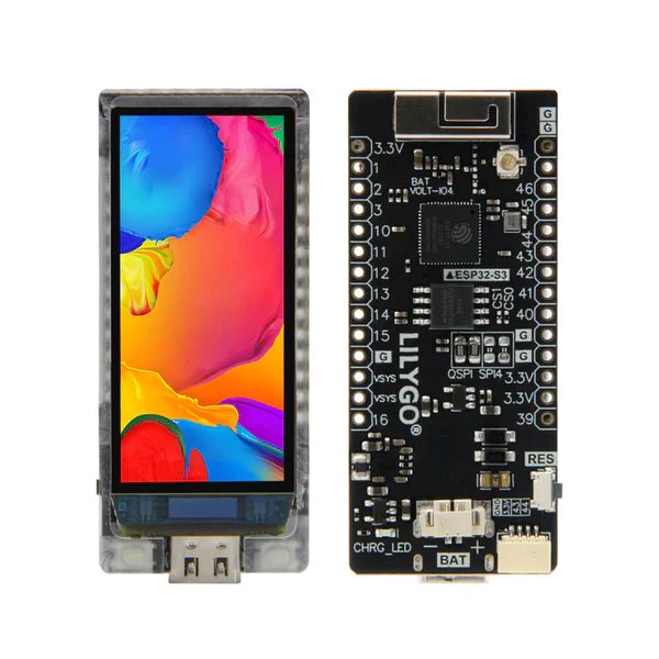LilyGO T-Display-S3 AMOLED ESP32-S3 - met 1.91 inch AMOLED Display