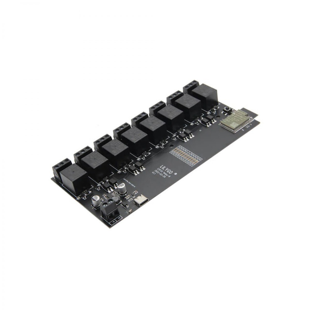 LilyGO T-Relay-8 ESP32 - Relais Development Board - 8 Kanalen - LILYGO-H561