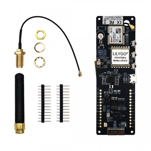 LilyGO T-Beam V1.2 AXP2101 - LoRa 433MHz - NEO-M8N GNSS - ESP32 LilyGO T-Beam V1.2 AXP2101 - LoRa 433MHz - NEO-M8N GNSS - ESP32