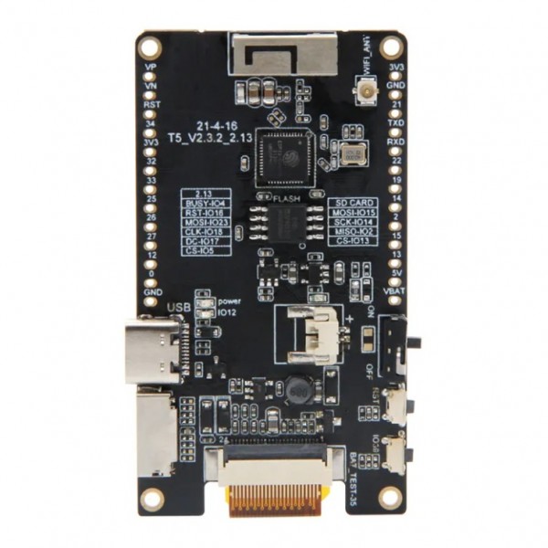 LilyGO TTGO T5 V2.3.2 ESP32 - with 2.13 inch E-Paper E-ink Display