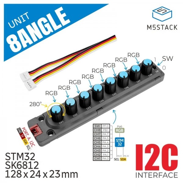 M5Stack 8-Angle Unit