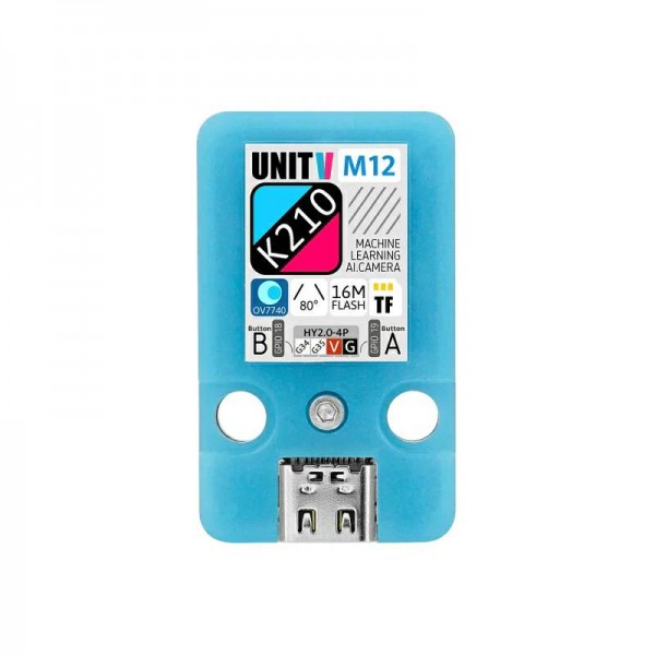 M5Stack Unit-V M12 AI Camera - K210 - OV7740