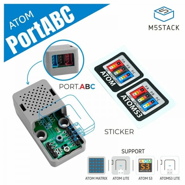 M5Stack Atom Port ABC - Grove Uitbreidingsmodule