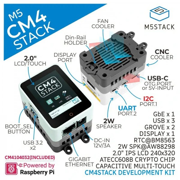 M5Stack CM4 Stack Development Kit