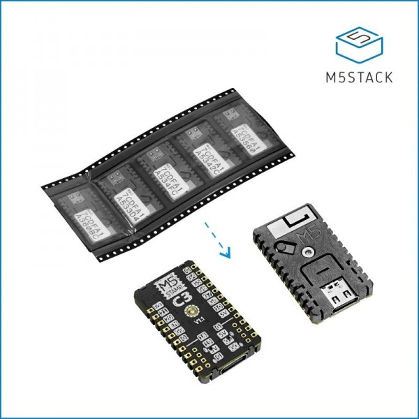 M5Stack M5Stamp C3 - ESP32-C3 - 5 pieces M5Stack M5Stamp C3 - ESP32-C3 - 5 pieces