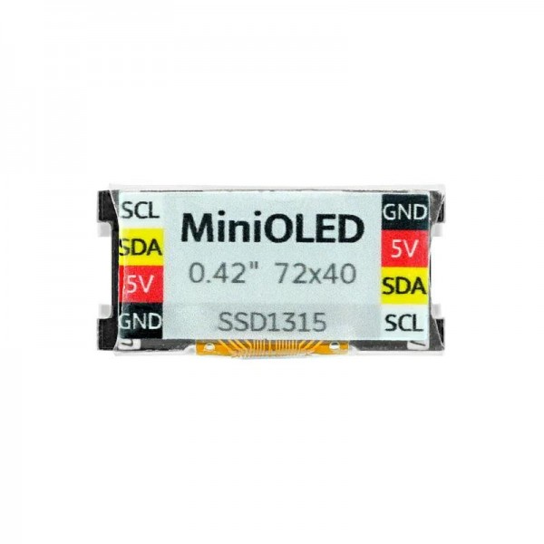 M5Stack MiniOLED Display Unit - 0.42 inch 70*40 pixels - I2C