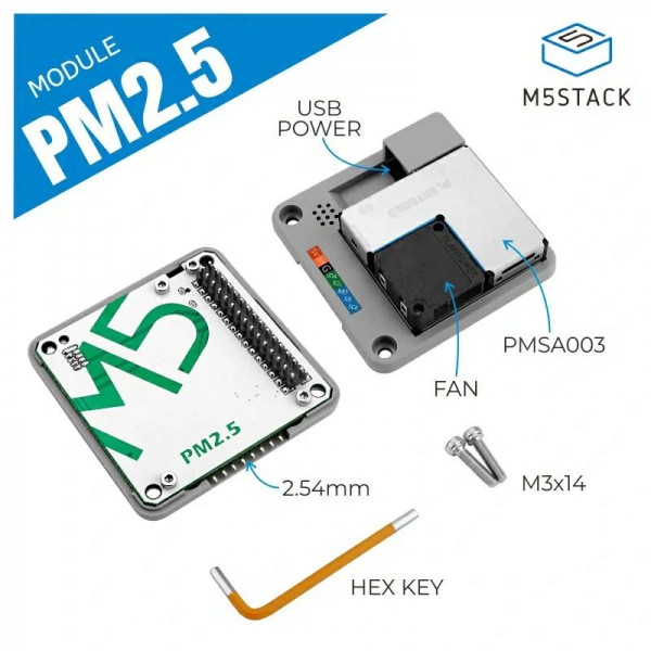 M5Stack PM2.5 Air Quality Module - PMSA003