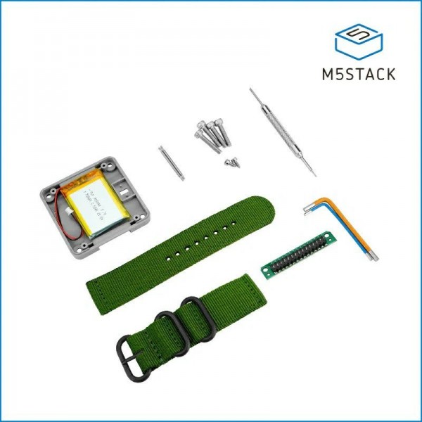 M5Stack Watch V1.1 Development Kit - Green Strap - Excluding M5Core