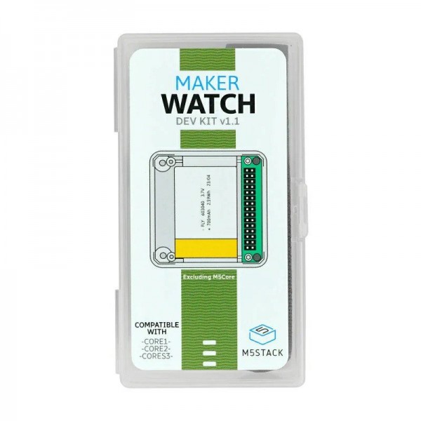 M5Stack Watch V1.1 Development Kit - Green Strap - Excluding M5Core