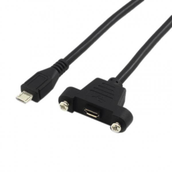 Micro USB Verlengkabel met Monteerstuk 30cm