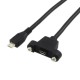 Micro USB Verlengkabel met Monteerstuk 30cm