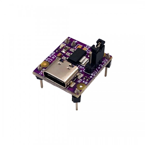 Olimex USB-PWR - Breadboard Voeding 3.3V of 5V - USB-C