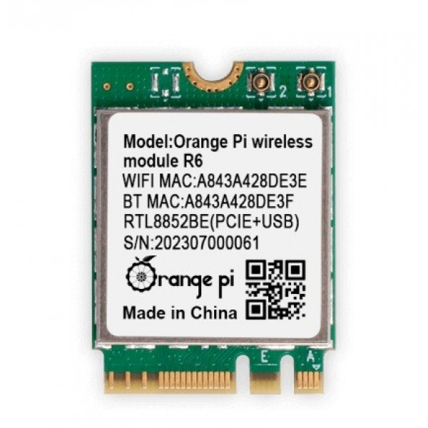 Orange Pi Draadloze Module R6 - Wi-Fi en Bluetooth - voor Orange Pi 5 plus