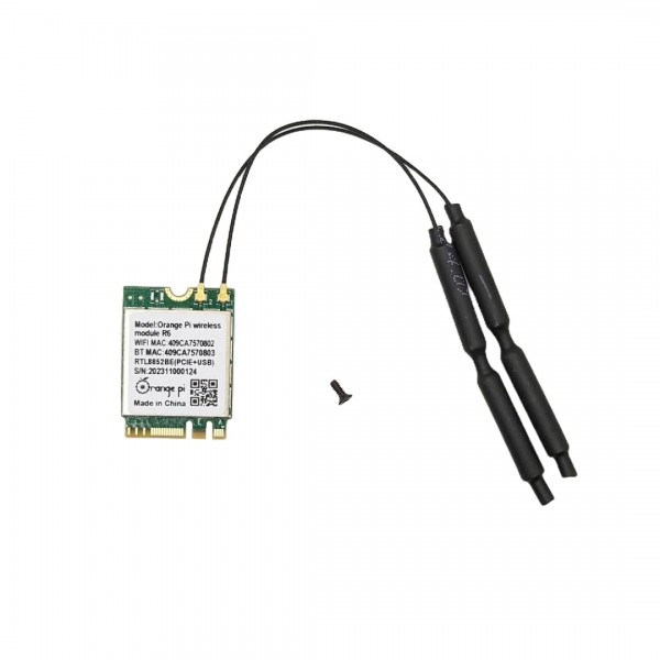 Orange Pi Draadloze Module R6 - Wi-Fi en Bluetooth - voor Orange Pi 5 plus