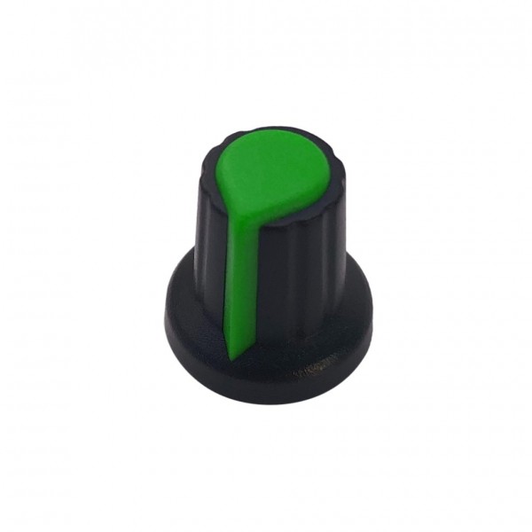 Potentiometer Knob Black-Green