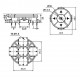 Tactile Pushbutton Switch Set with Keycaps - 5x - Black