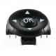 Tactile Pushbutton Switch Set with Keycaps - 5x - Black
