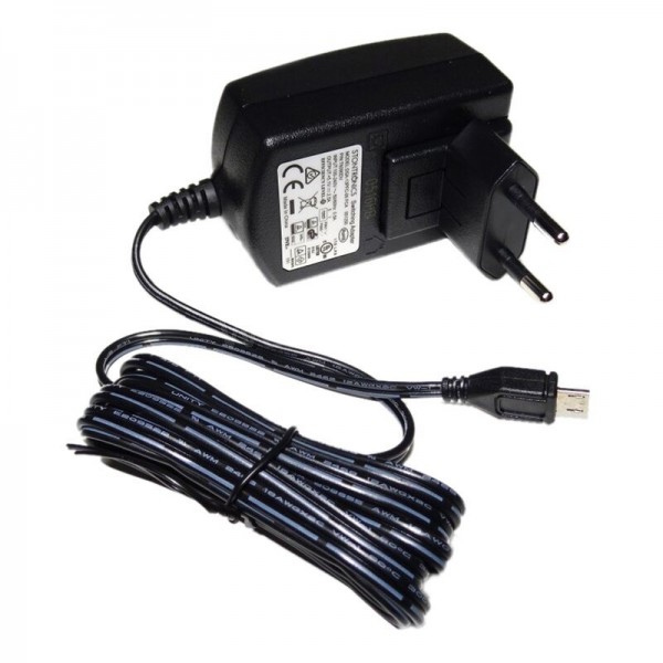 Raspberry Pi Micro USB Power Supply - 5.1V 2.5A - Black - T5989DV-RS