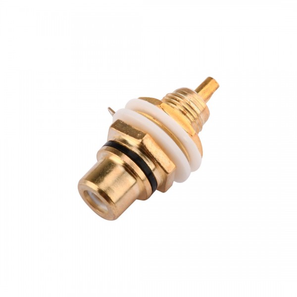 RCA-Cinch Connector Female - Black - Mount