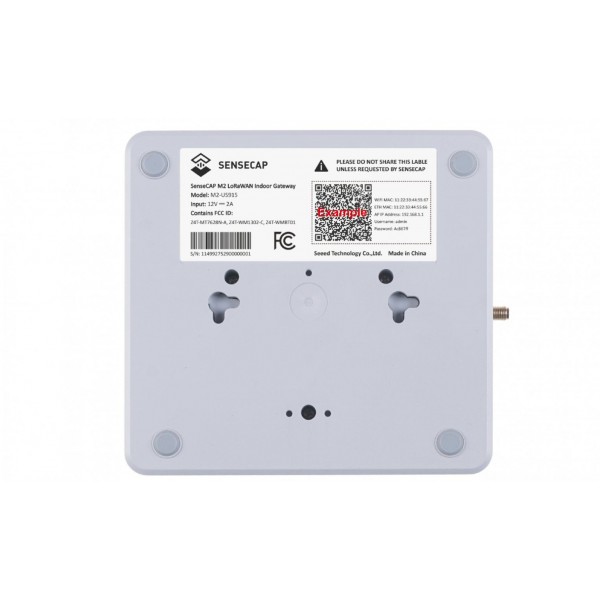 Seeed Studio SenseCAP M2 Data-Only - LoRaWAN Indoor Gateway - 868MHz