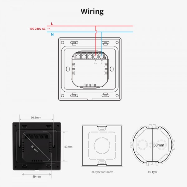 Sonoff NSPanel PRO - Wi-Fi - Zigbee - White