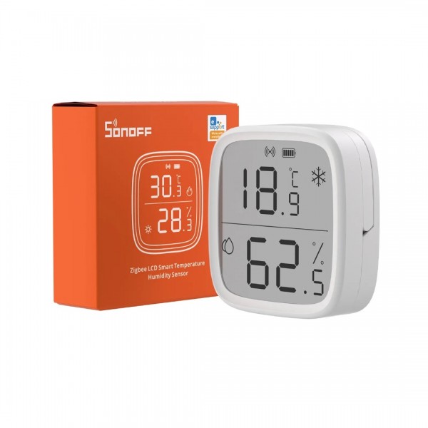 Sonoff SNZB-02D - Temperature and Humidity Sensor with Display - Zigbee