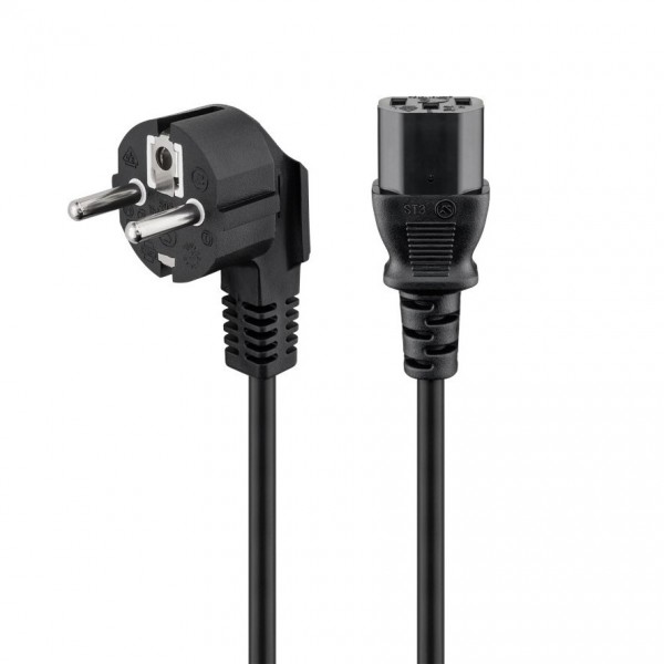 Standard 230V Power Supply Cable - IEC C13 Female - 1.8m