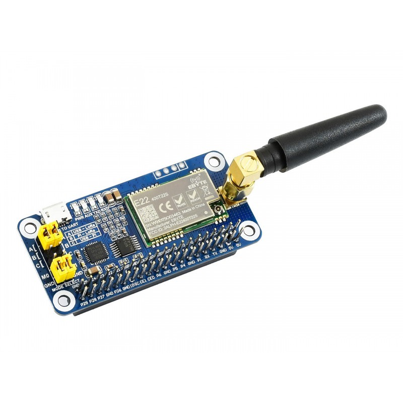 その他 Harehare Waveshare SX1262 868MHz LoRa HAT - voor Raspberry Pi - WS-16806